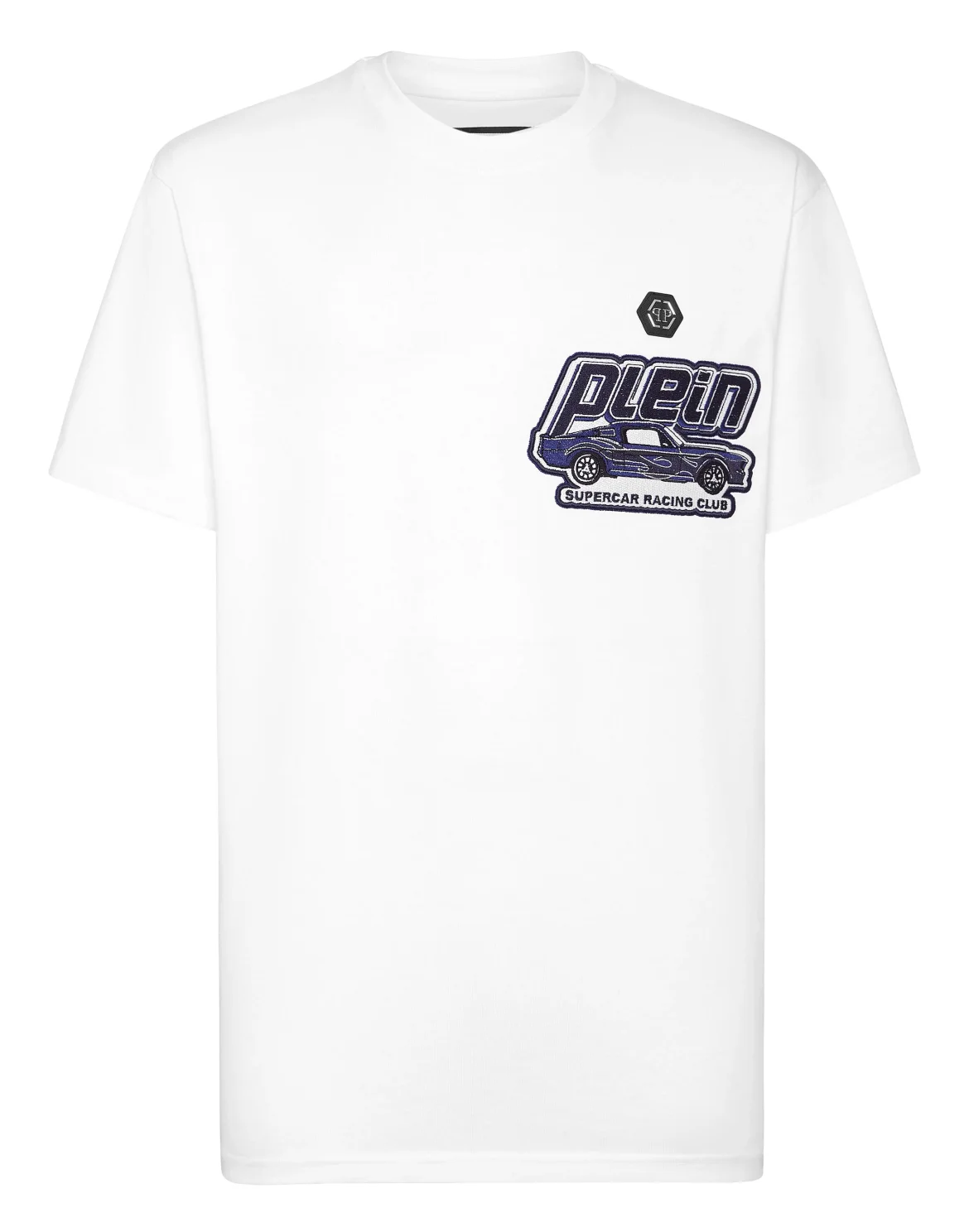 Jersey  T-shirt Round Neck SS Cars Racing, цвет: Белый