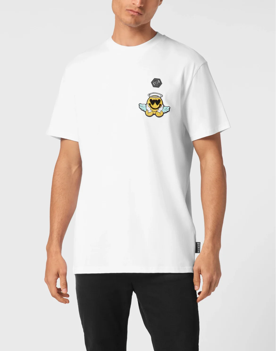Jersey  T-shirt Round Neck SS Smile, цвет: Белый