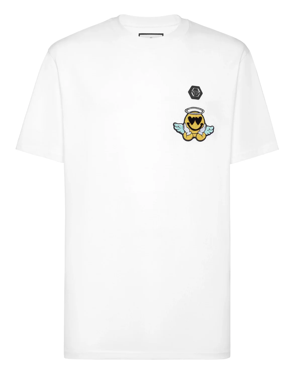 Jersey  T-shirt Round Neck SS Smile, цвет: Белый
