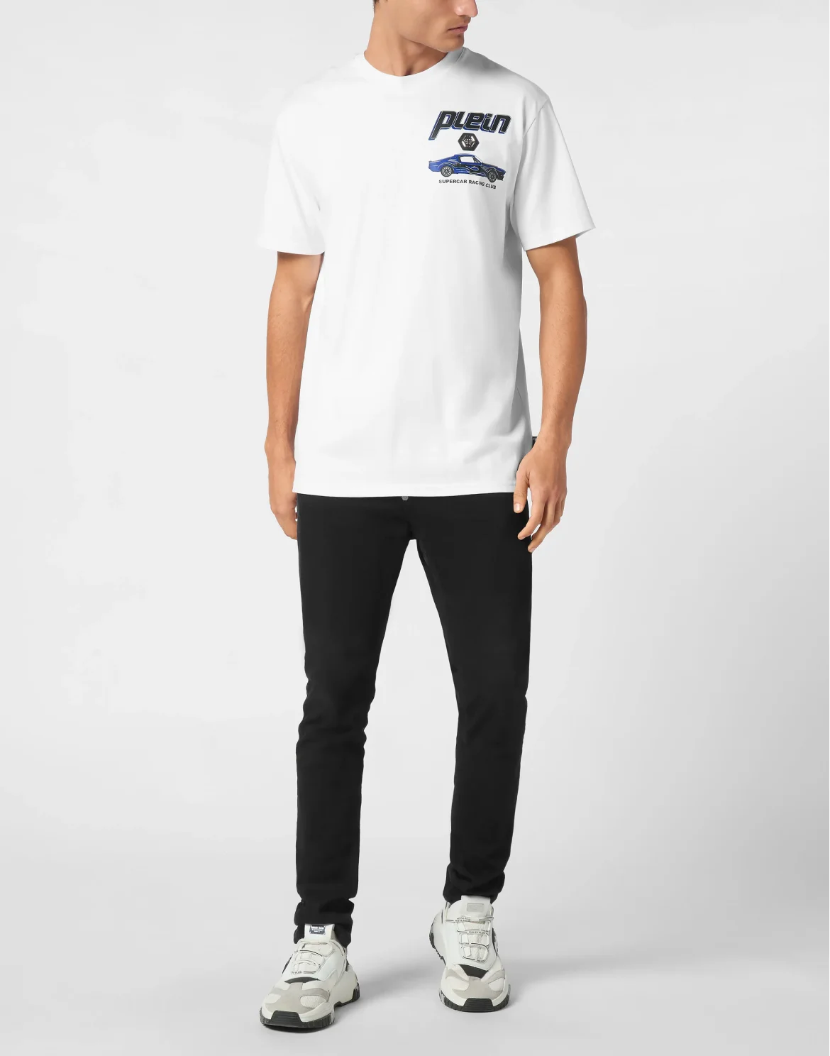 Jersey T-shirt Round Neck SS Cars Racing, цвет: Белый