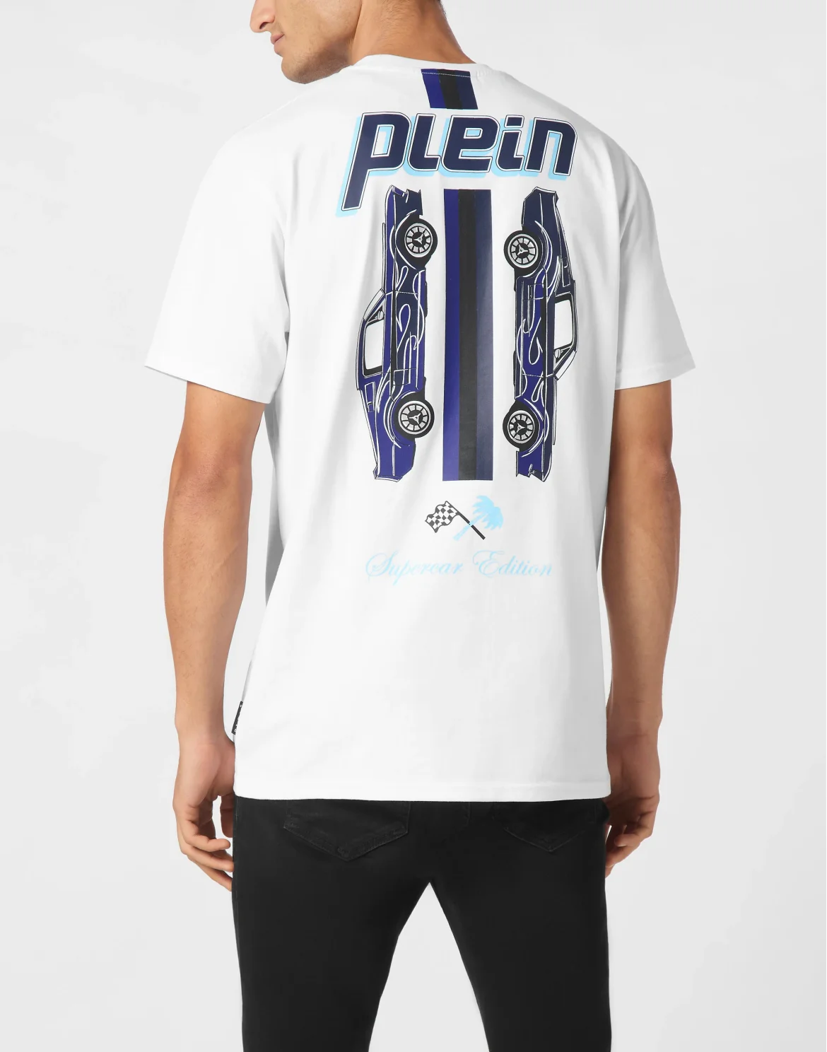 Jersey T-shirt Round Neck SS Cars Racing, цвет: Белый