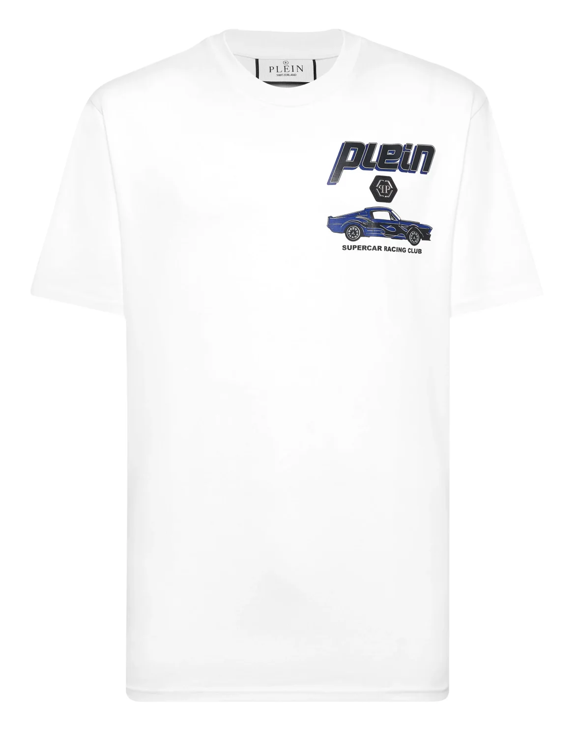 Jersey T-shirt Round Neck SS Cars Racing, цвет: Белый