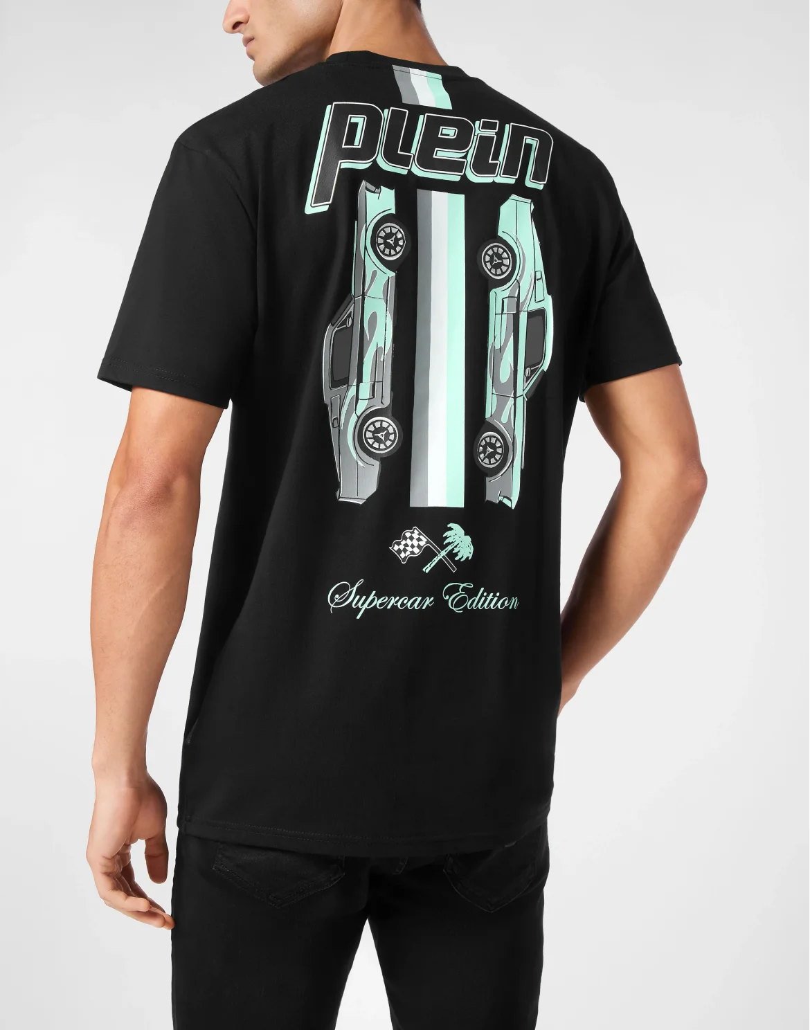 Jersey T-shirt Round Neck SS Cars Racing, цвет: Черный