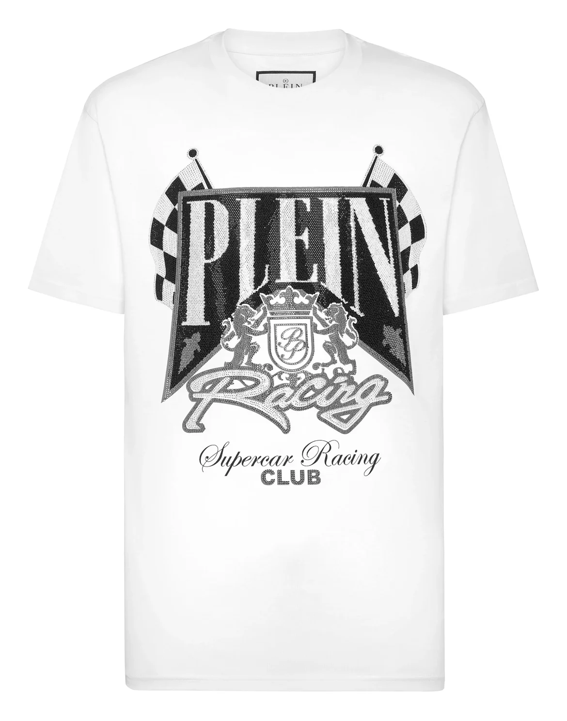 Jersey T-shirt Round Neck SS Strass Racing Club, цвет: Белый