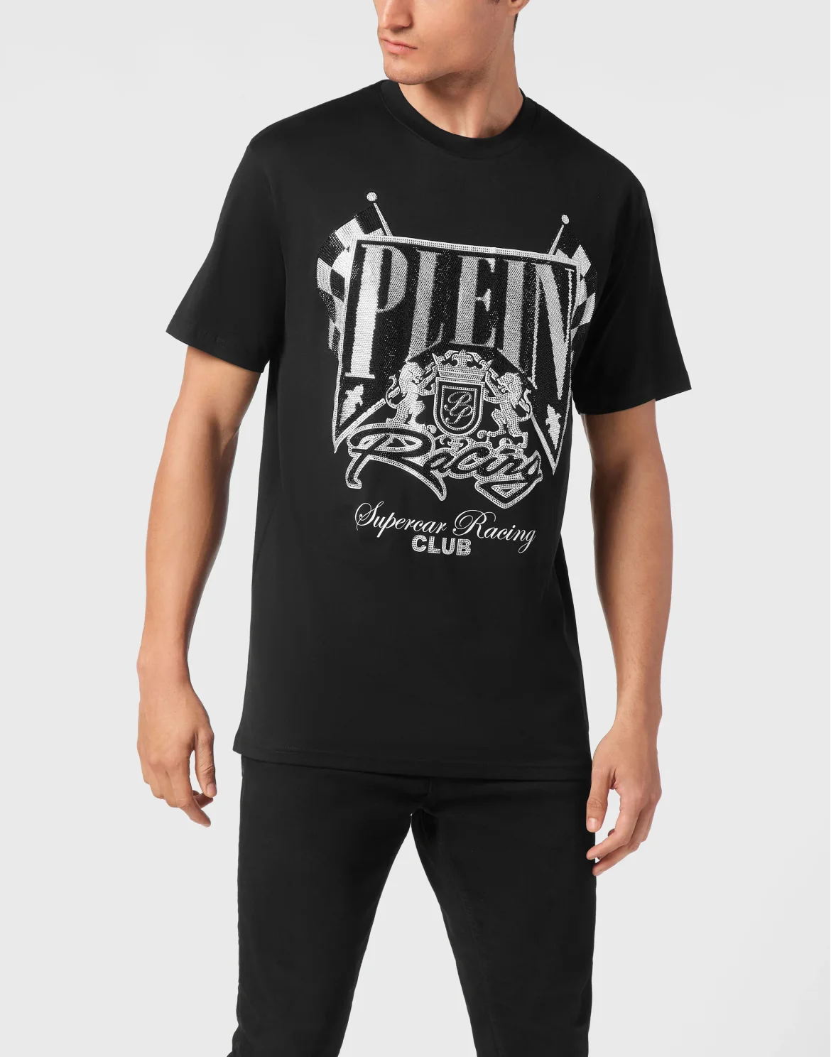 Jersey T-shirt Round Neck SS Strass Racing Club, цвет: Черный