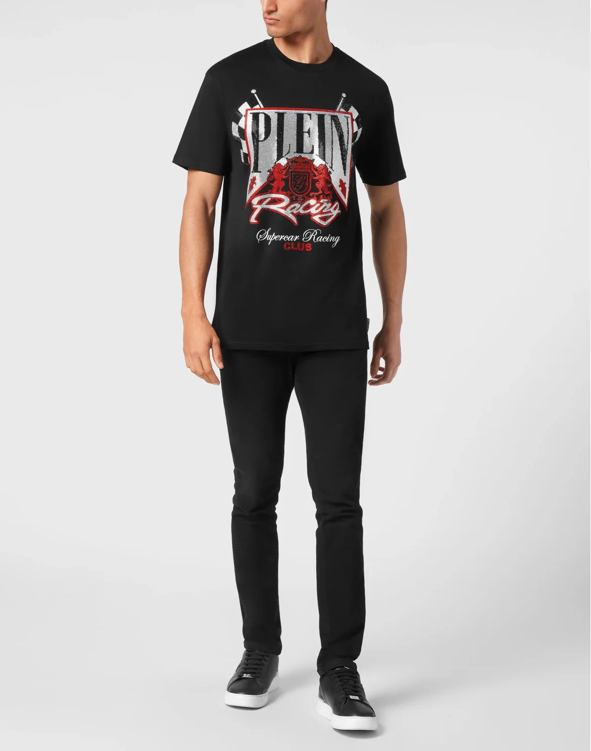 Jersey T-shirt Round Neck SS Strass Racing Club, цвет: Черный