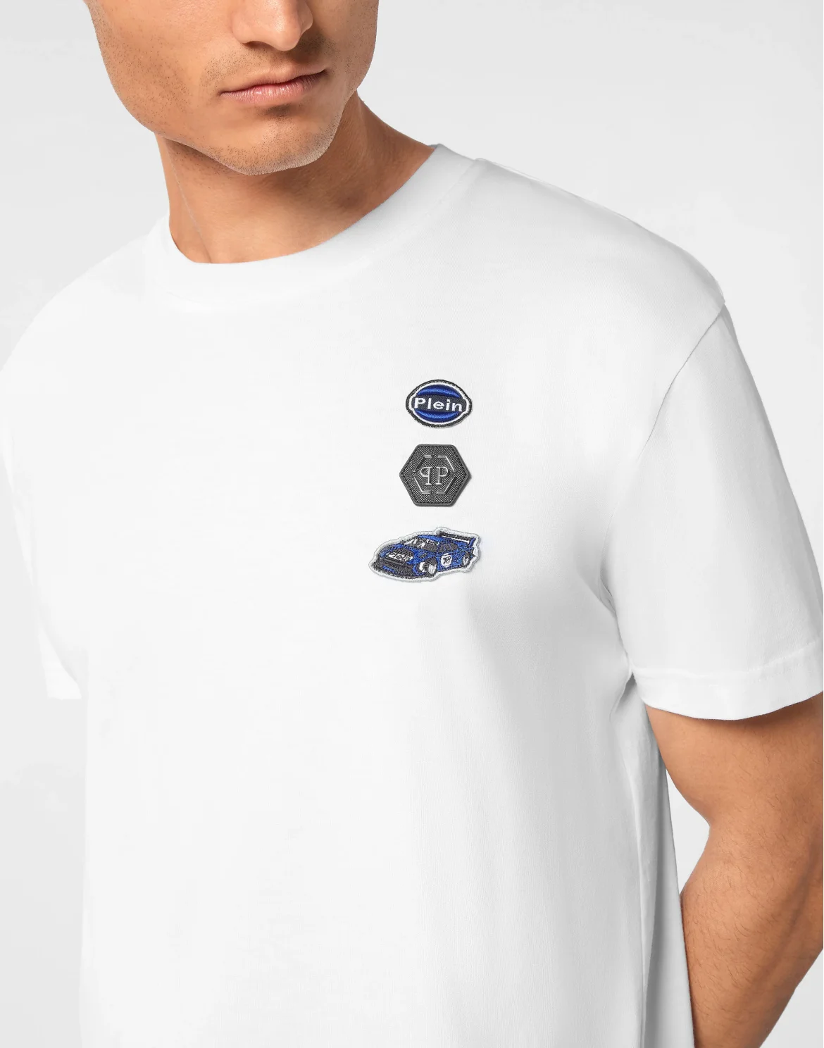 Jersey T-shirt Round Neck SS Cars Racing, цвет: Белый