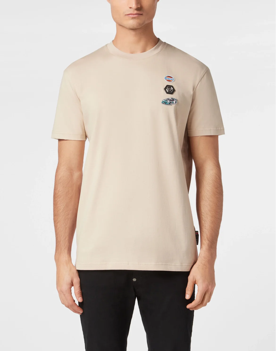 Jersey T-shirt Round Neck SS Cars Racing, цвет: Бежевый