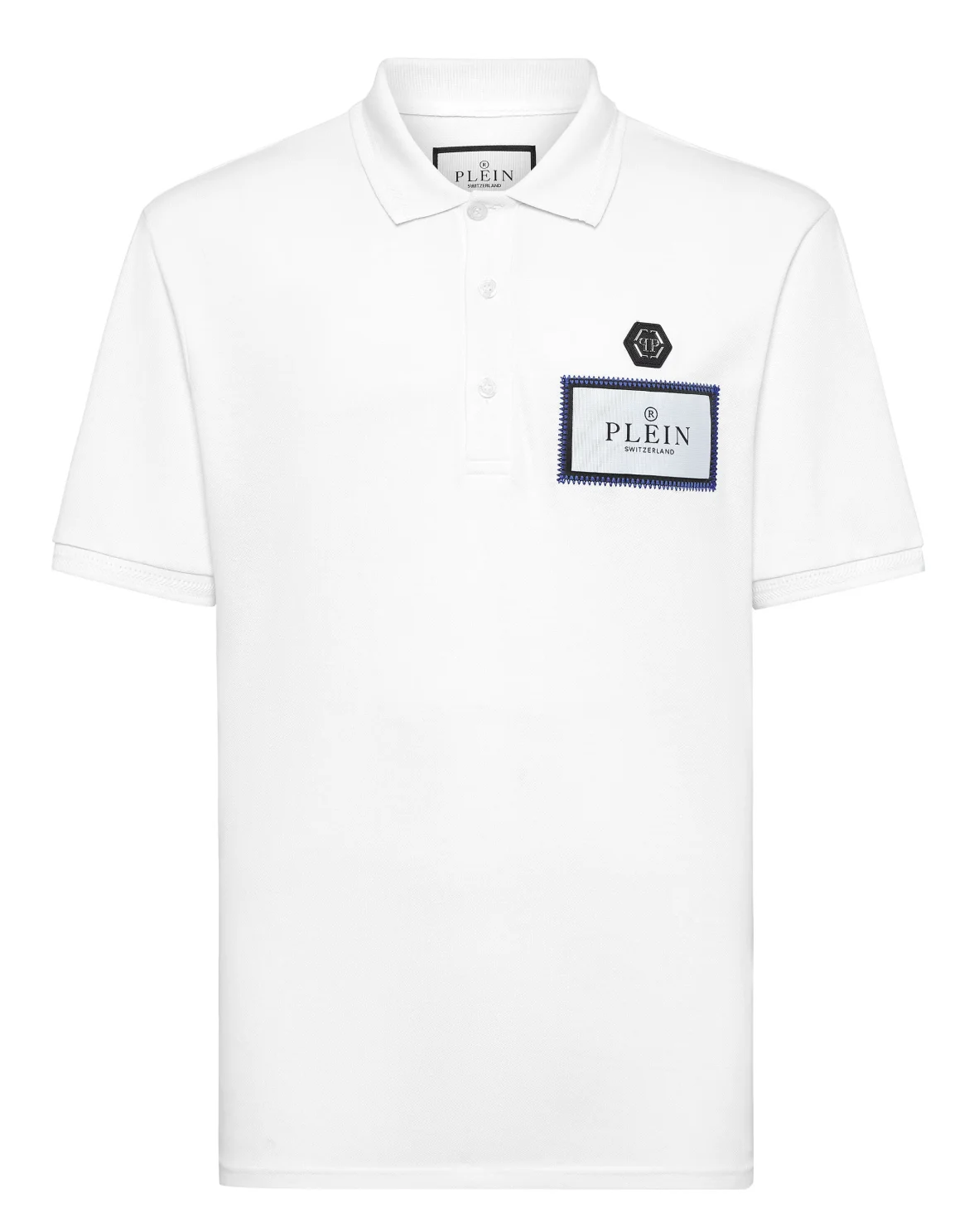 Polo shirt SS Label Contrast, цвет: Белый