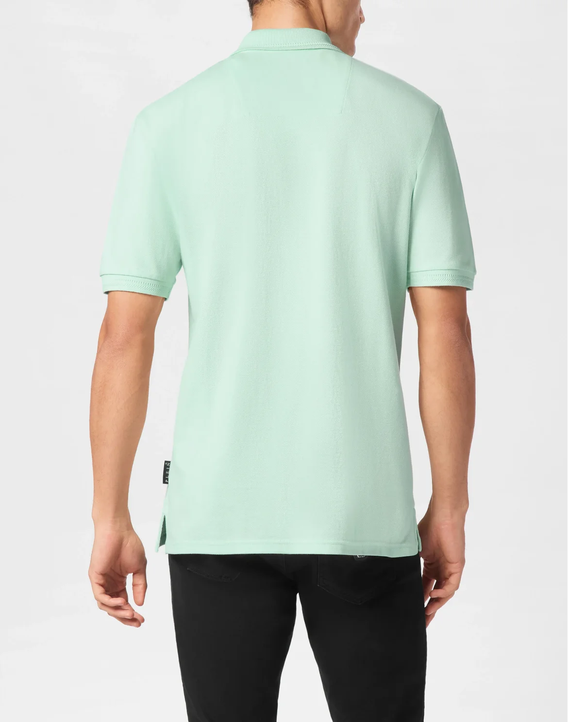 Polo shirt SS Label Contrast, цвет: Зеленый