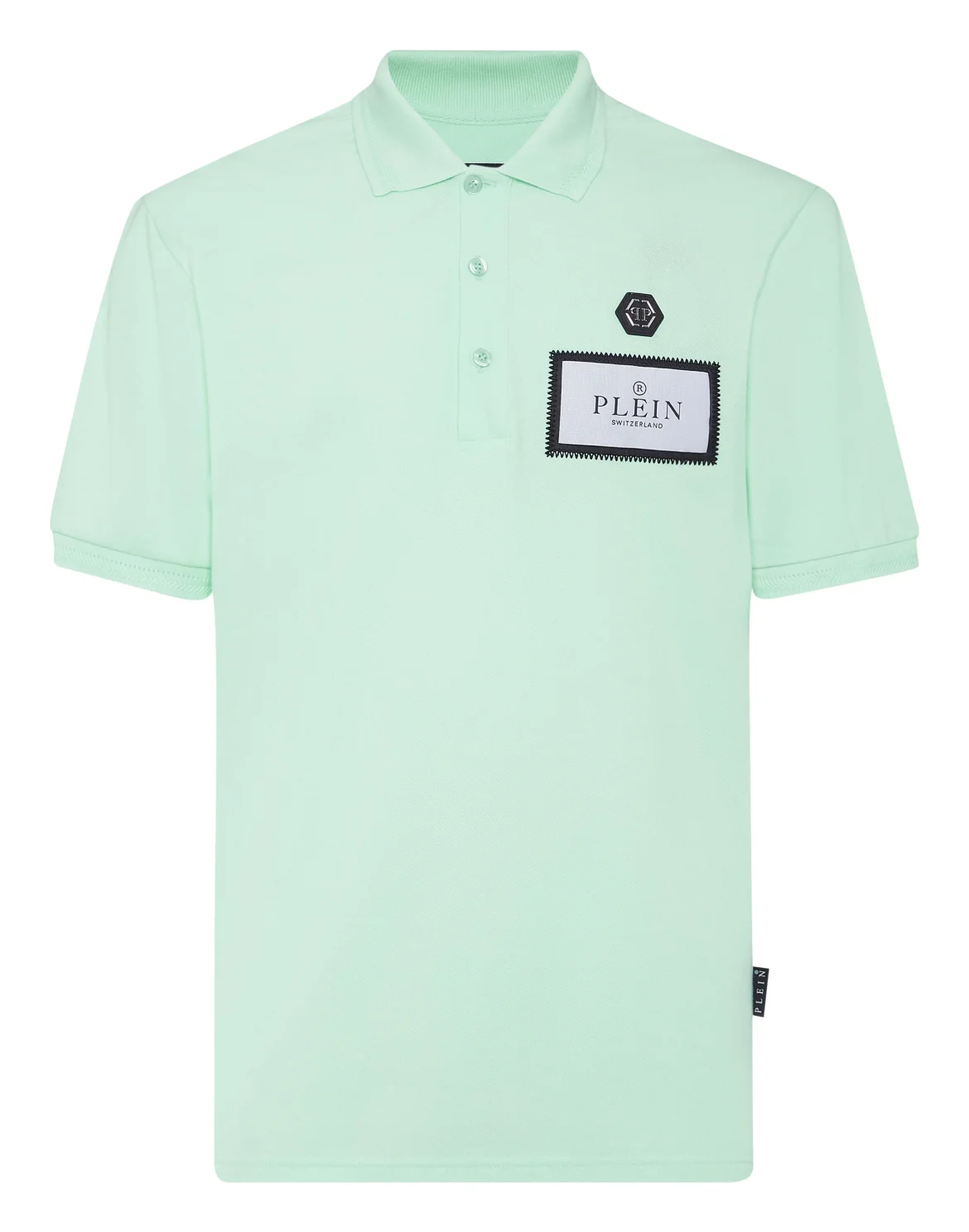 Polo shirt SS Label Contrast, цвет: Зеленый