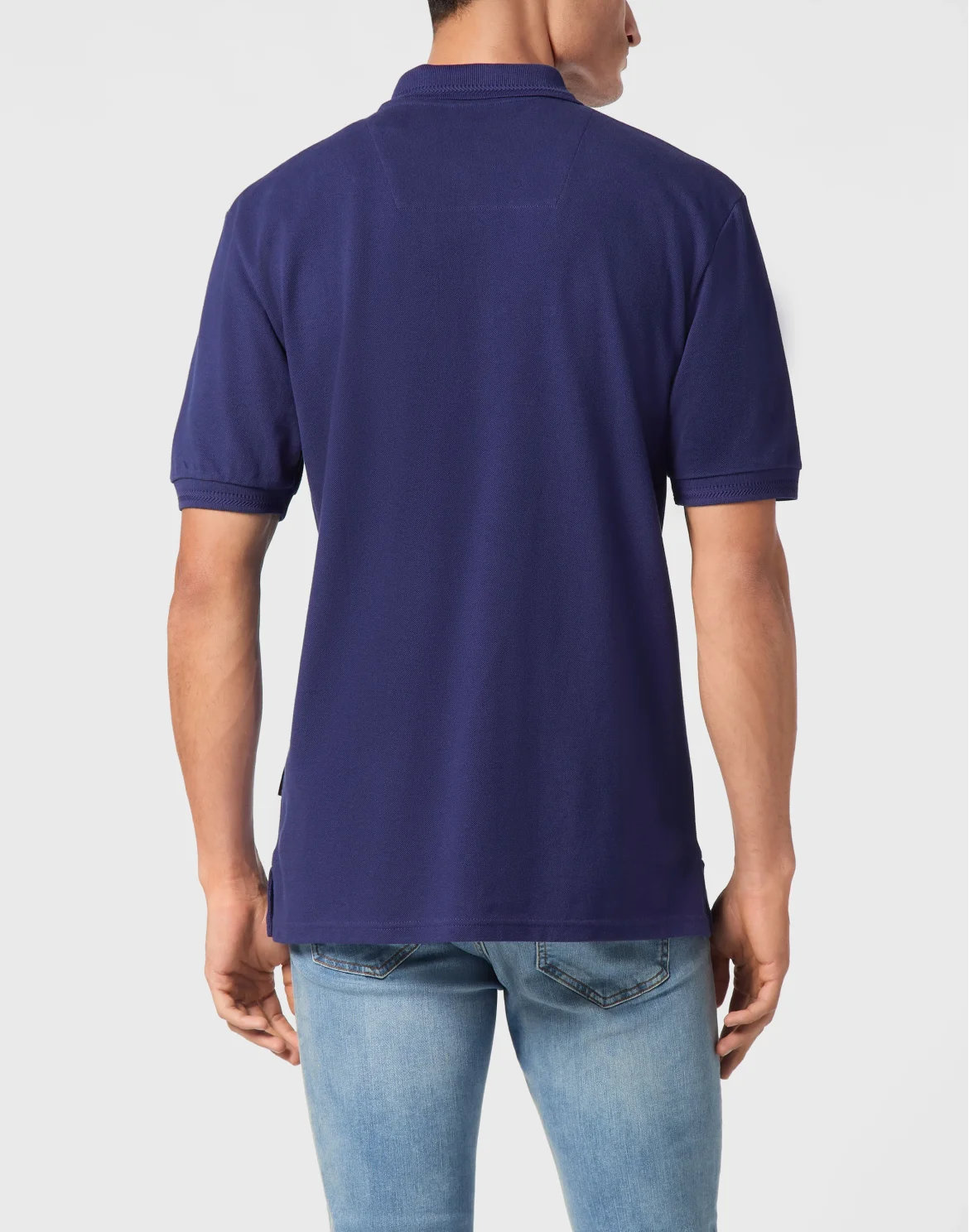 Polo shirt SS Label Contrast, цвет: Синий
