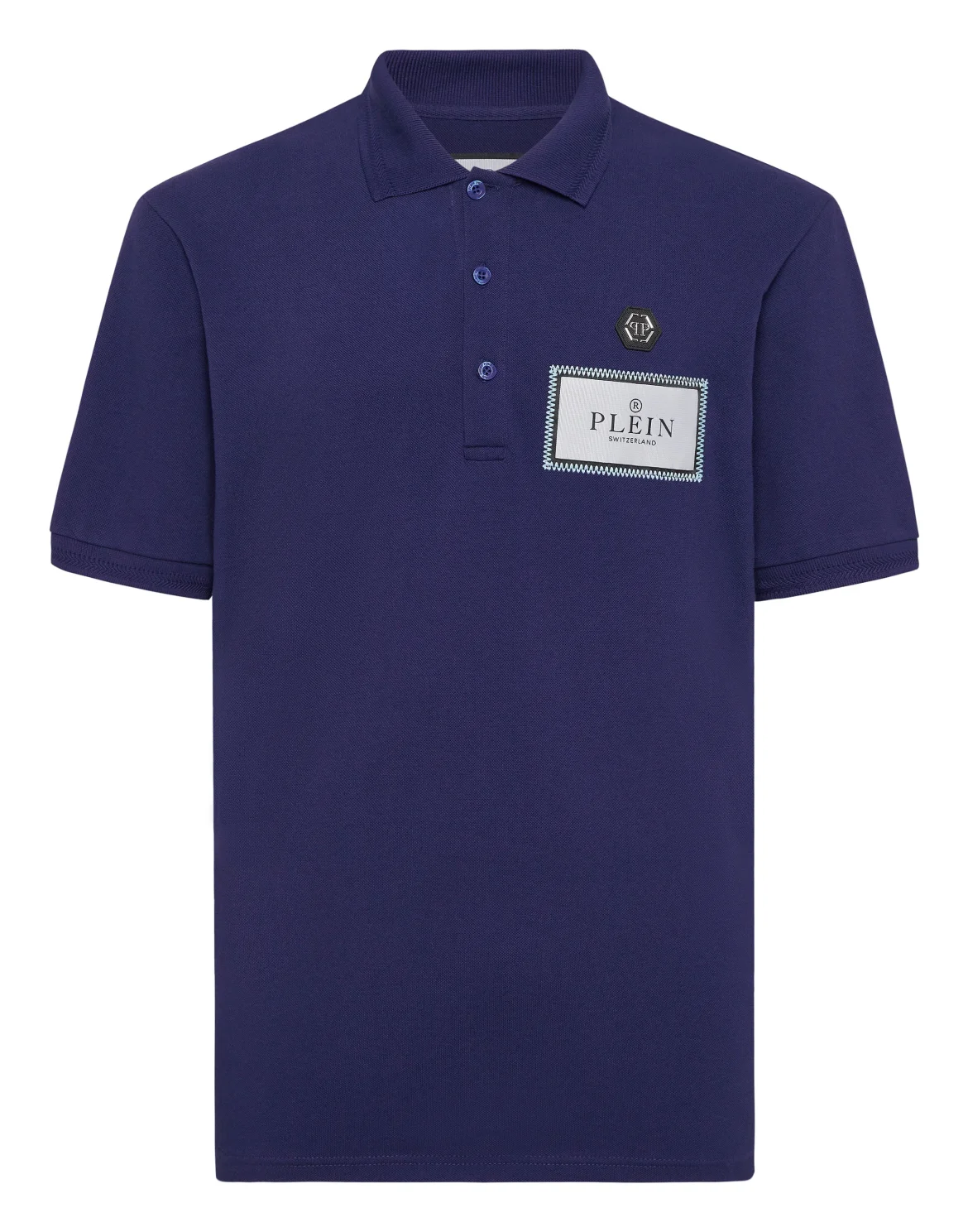 Polo shirt SS Label Contrast, цвет: Синий