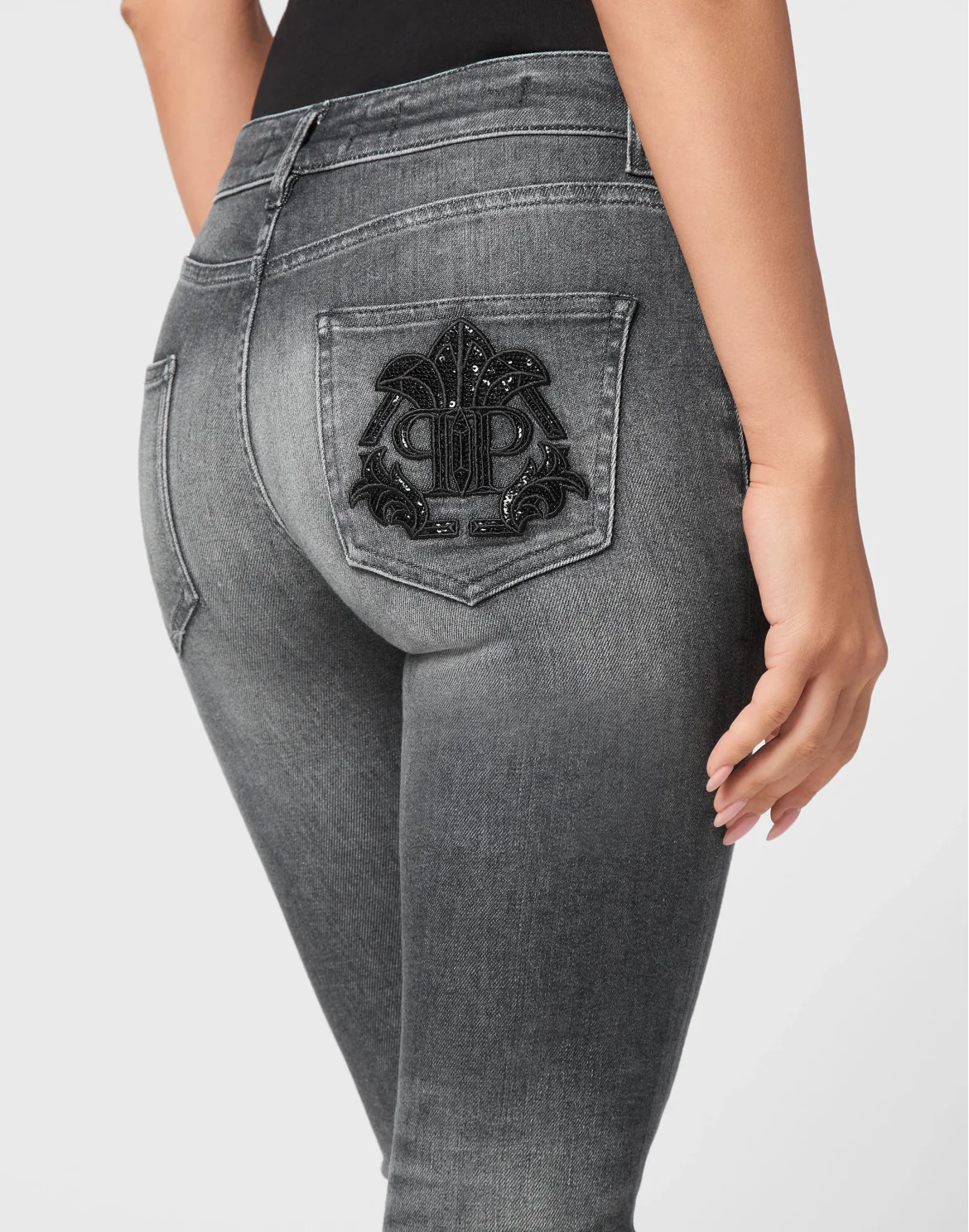 Denim Jeggings, цвет: Серый