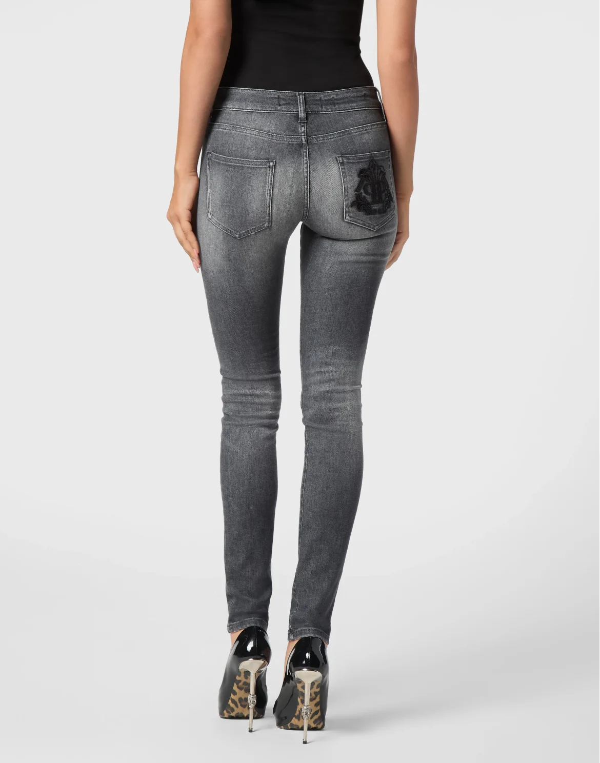 Denim Jeggings, цвет: Серый