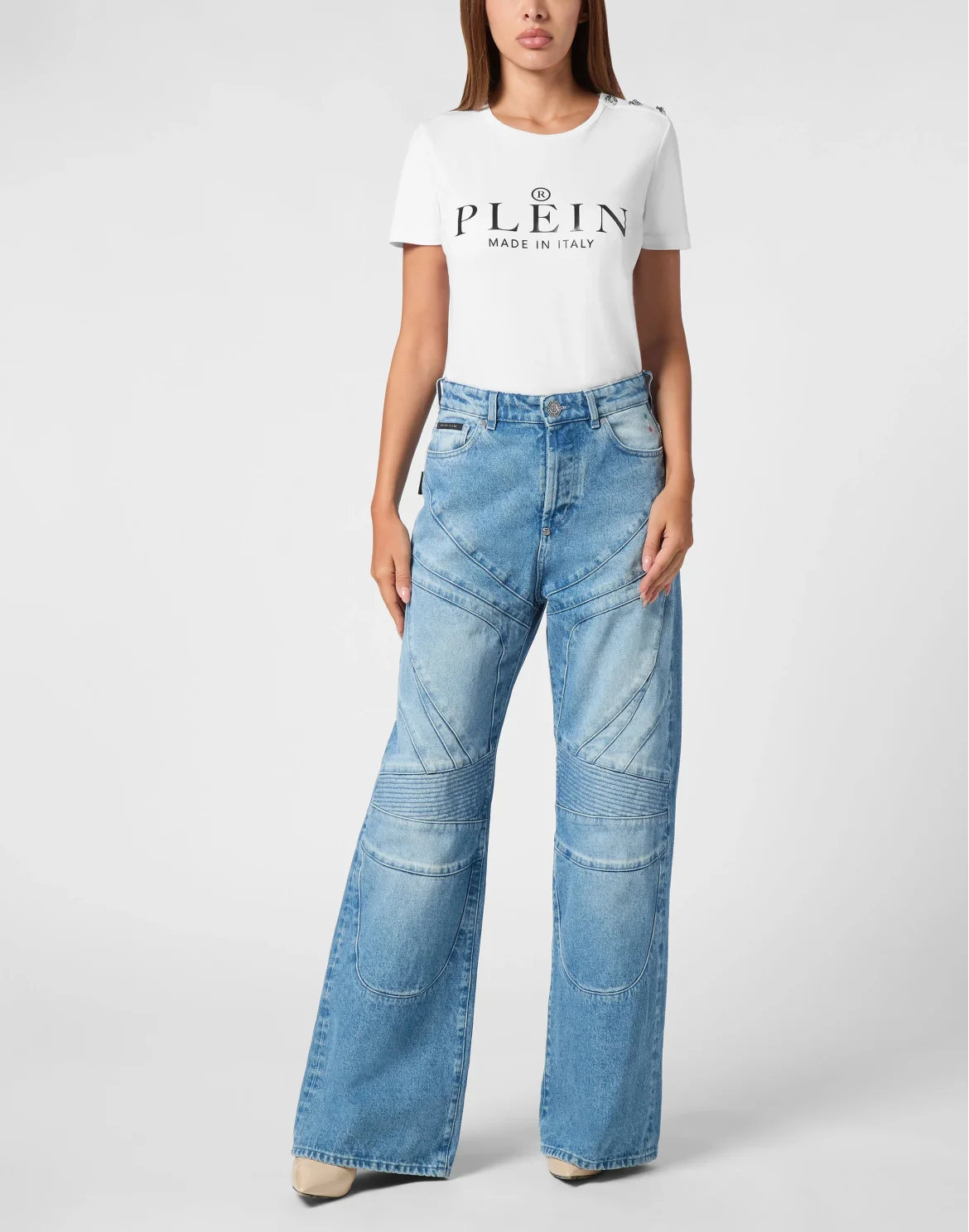 Skater Fit Denim Trousers Racing, цвет: Голубой