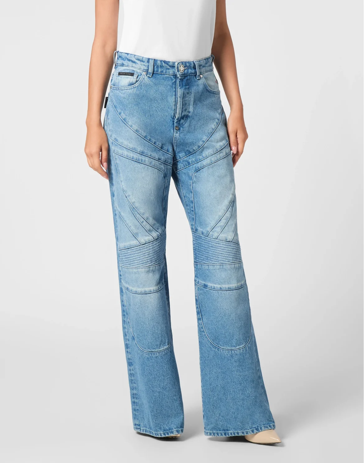 Skater Fit Denim Trousers Racing, цвет: Голубой