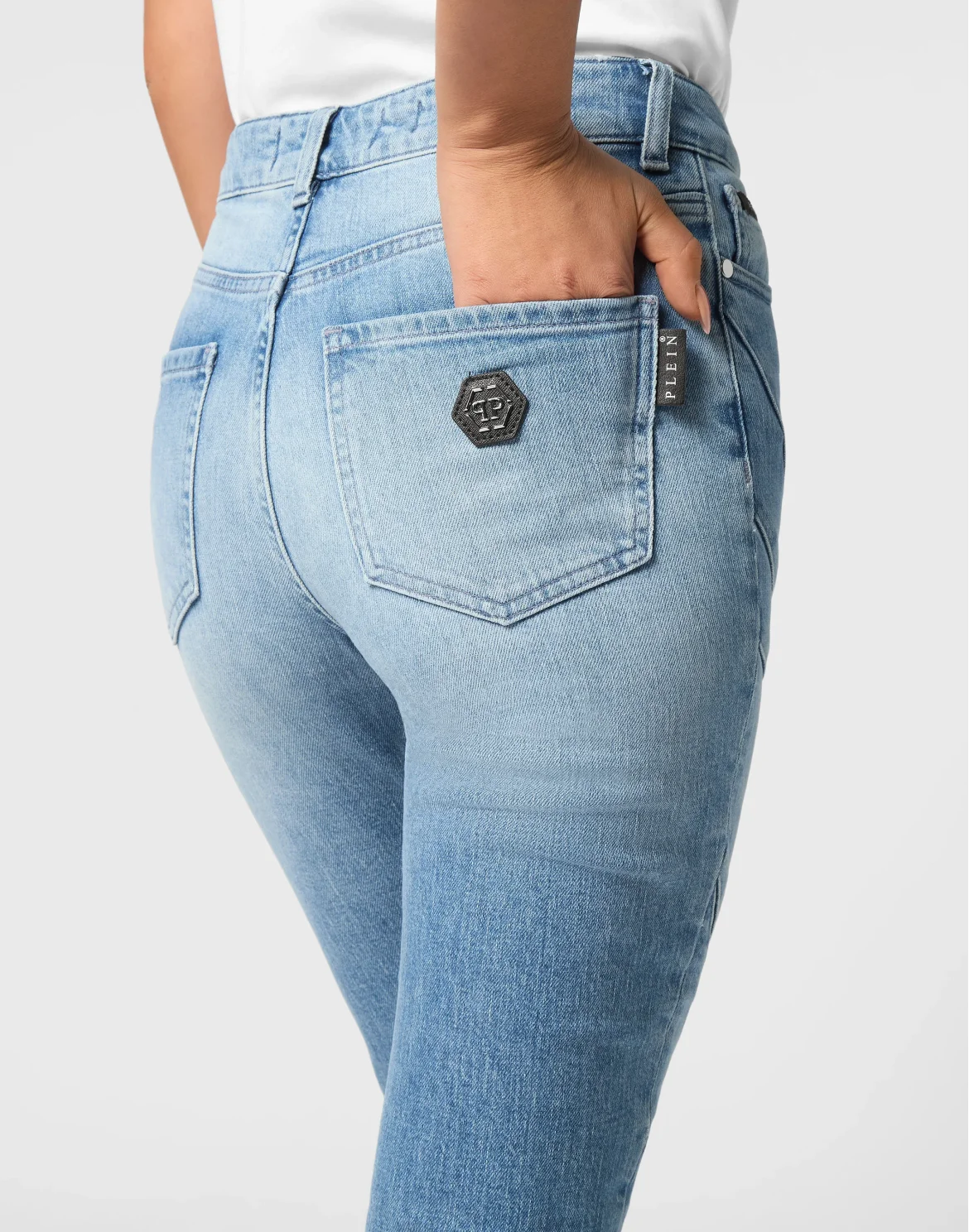 Denim Flare Trousers Racing, цвет: Голубой