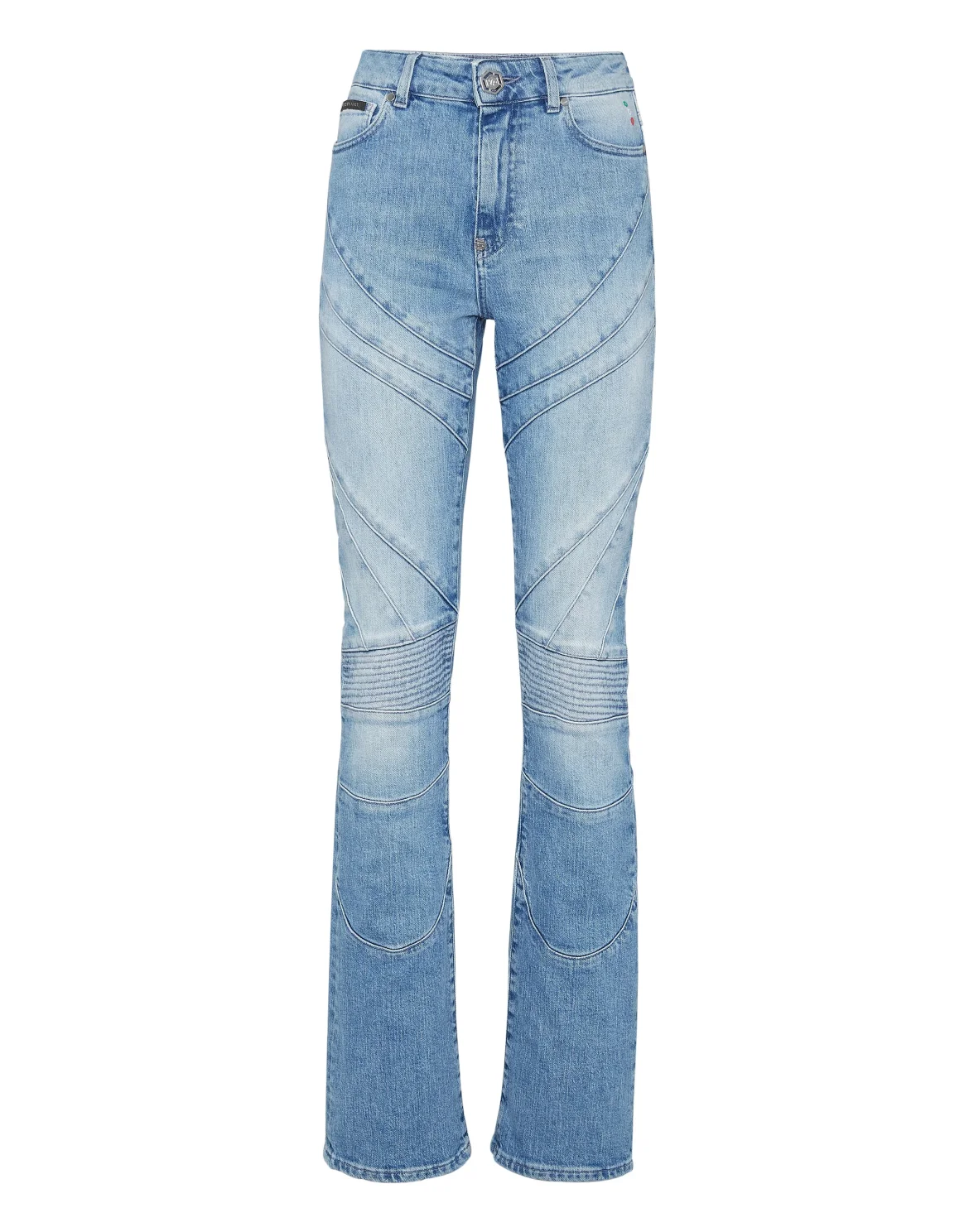 Denim Flare Trousers Racing, цвет: Голубой