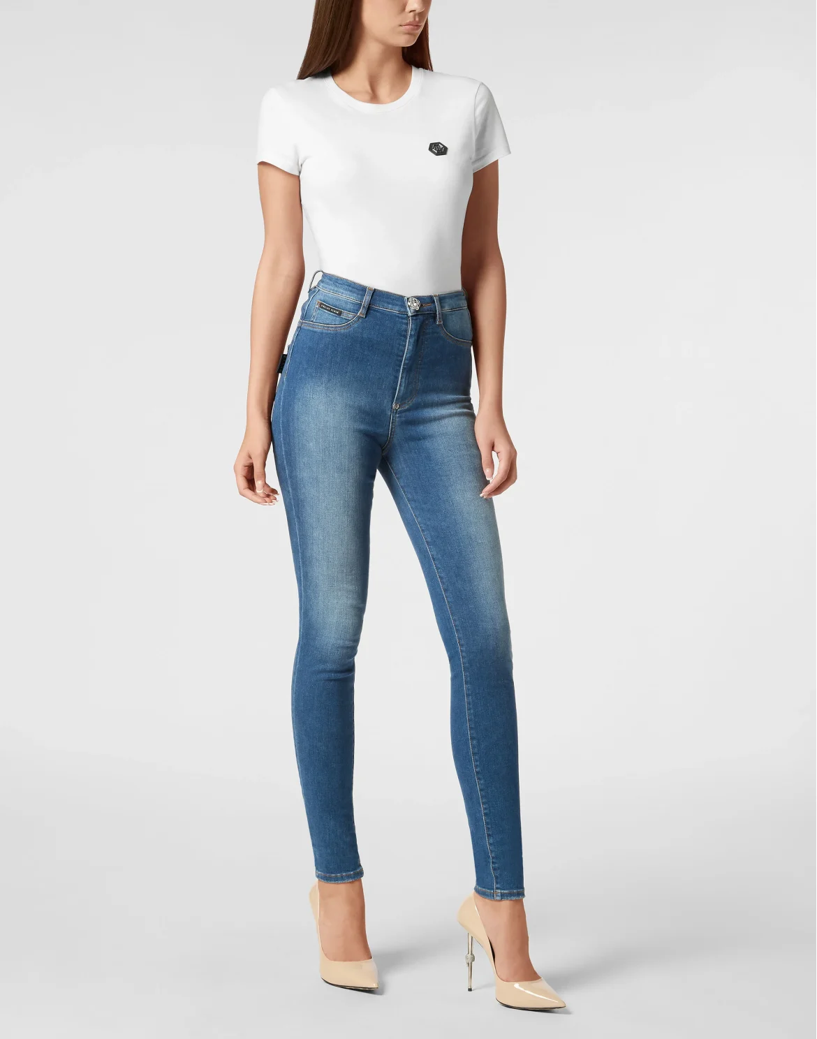 High Waist Jegging, цвет: Синий