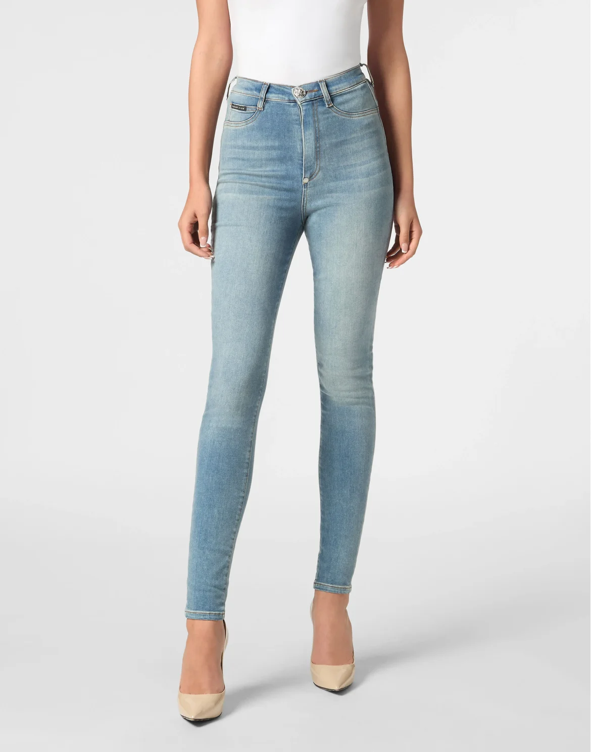 High Waist Jegging, цвет: Серый
