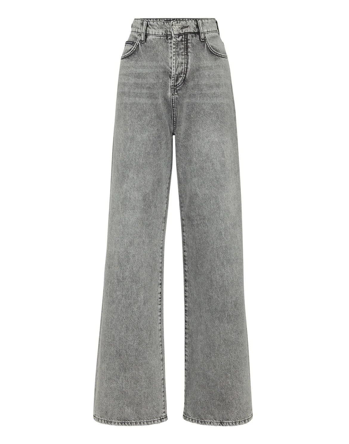 Denim Skater Fit Trousers, цвет: Серый