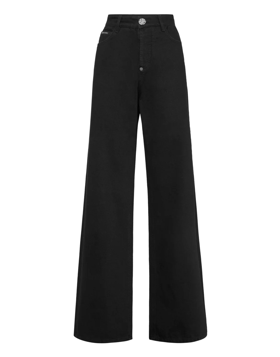 Denim Skater Fit Trousers, цвет: Черный
