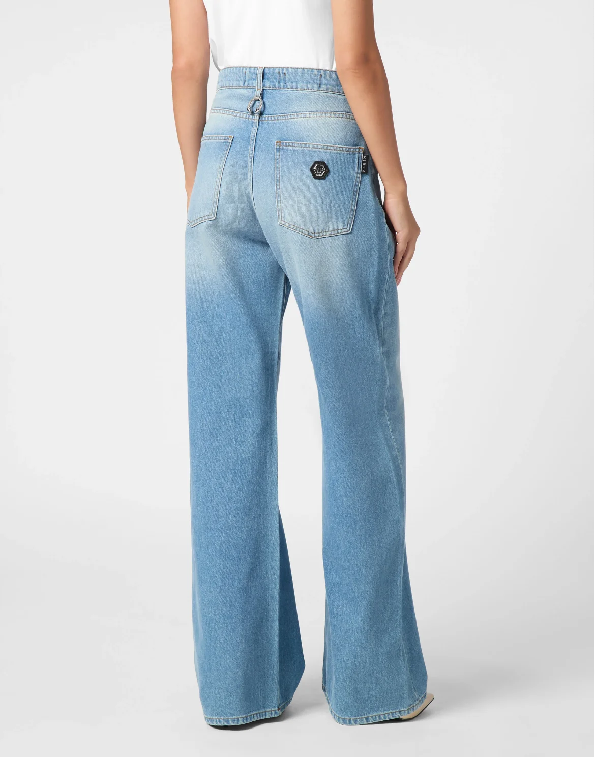 Denim Skater Fit Trousers, цвет: Синий