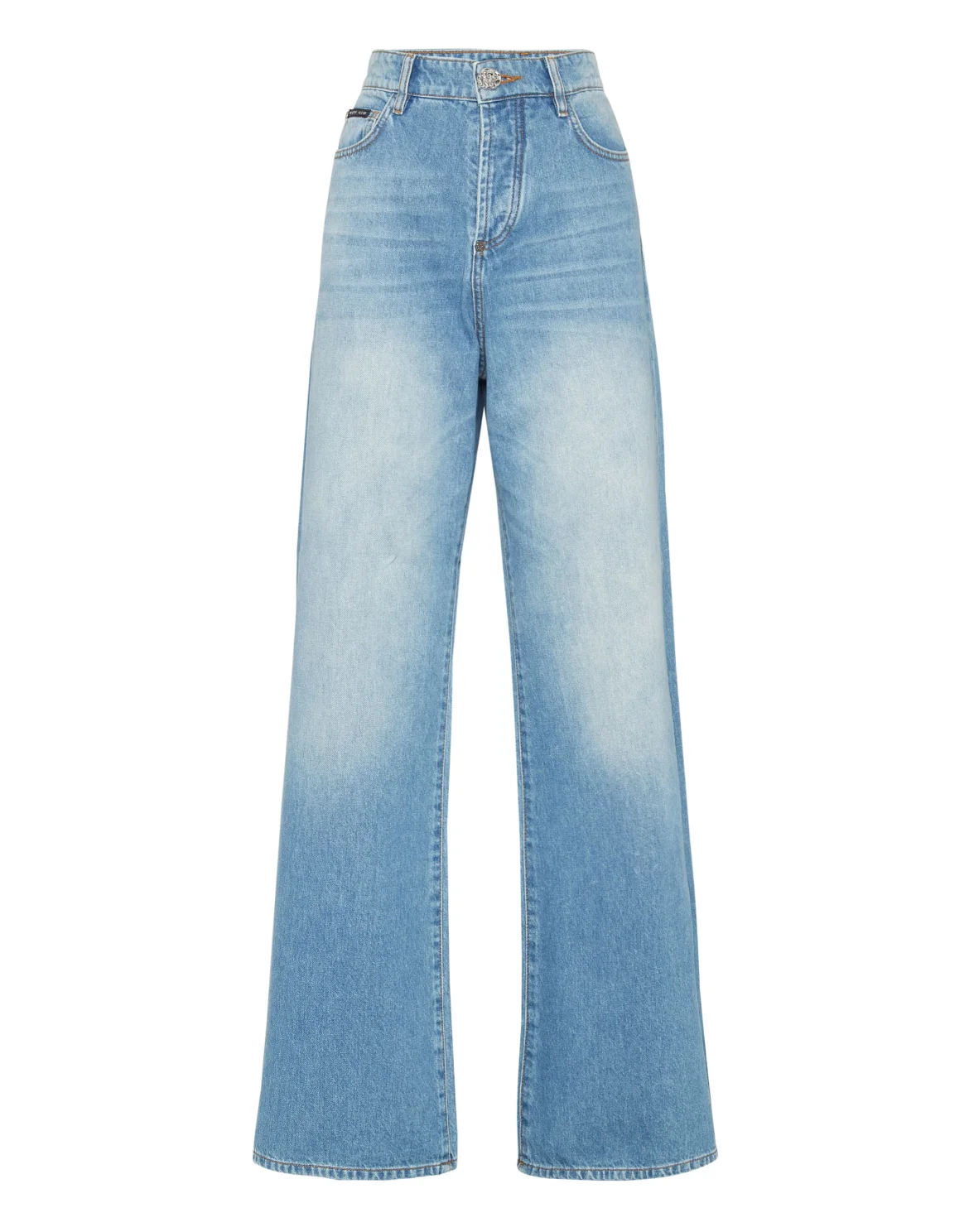Denim Skater Fit Trousers, цвет: Синий