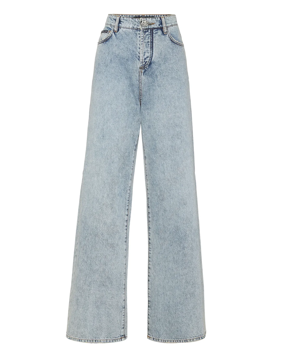 Denim Skater Fit Trousers, цвет: Синий