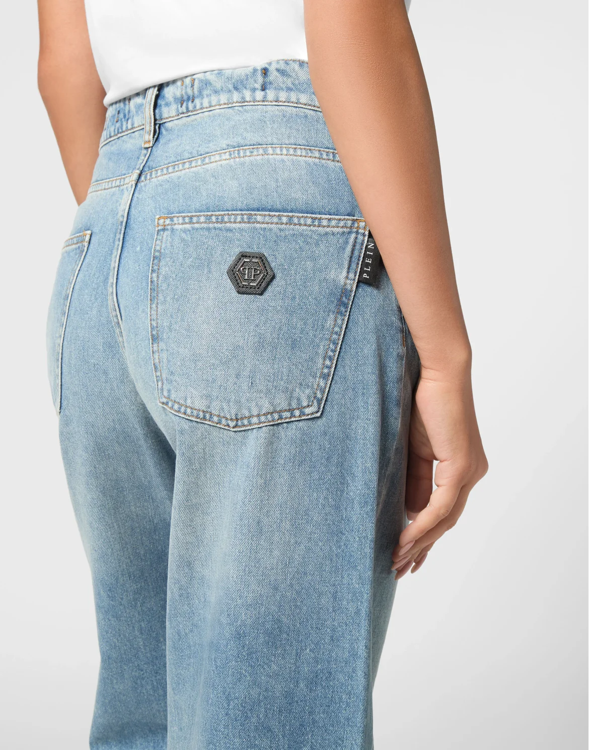 Denim Skater Fit Trousers Flame, цвет: Серый