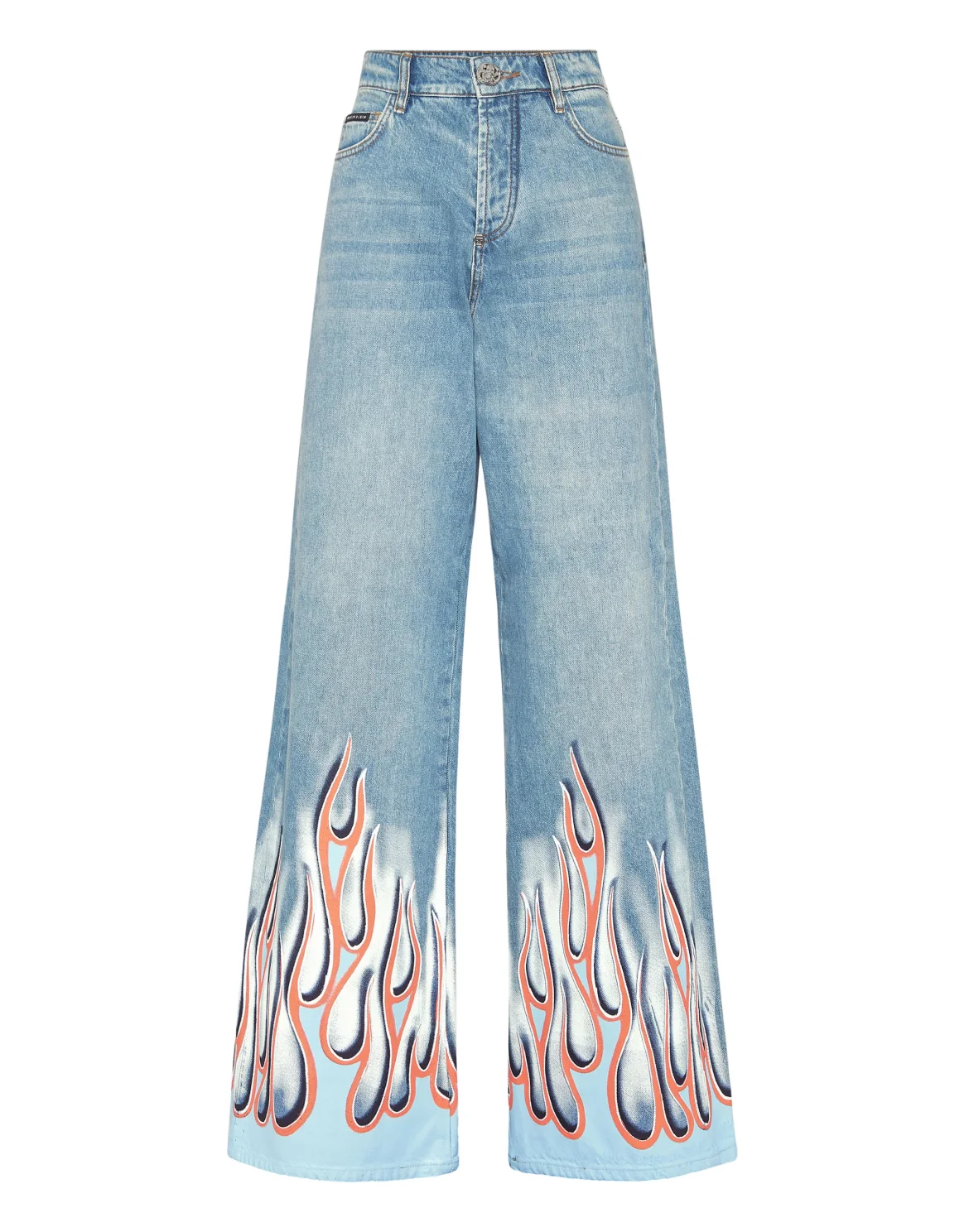 Denim Skater Fit Trousers Flame, цвет: Серый