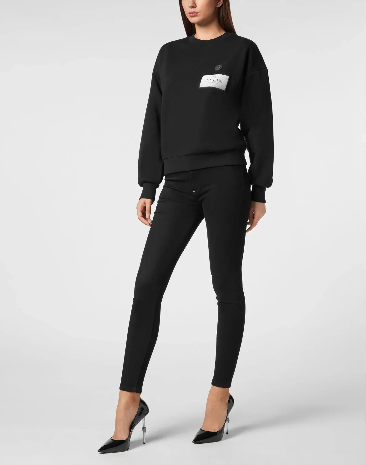 Sweatshirt Round Neck LS, цвет: Черный
