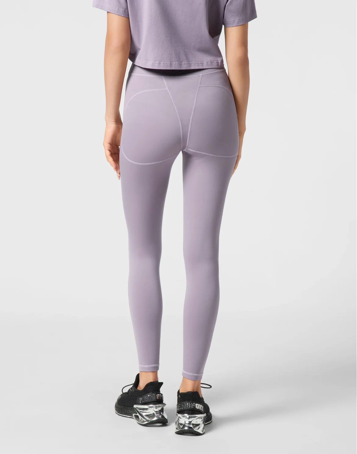 Push Up High Waisted Leggings Scratch, цвет: Фиолетовый
