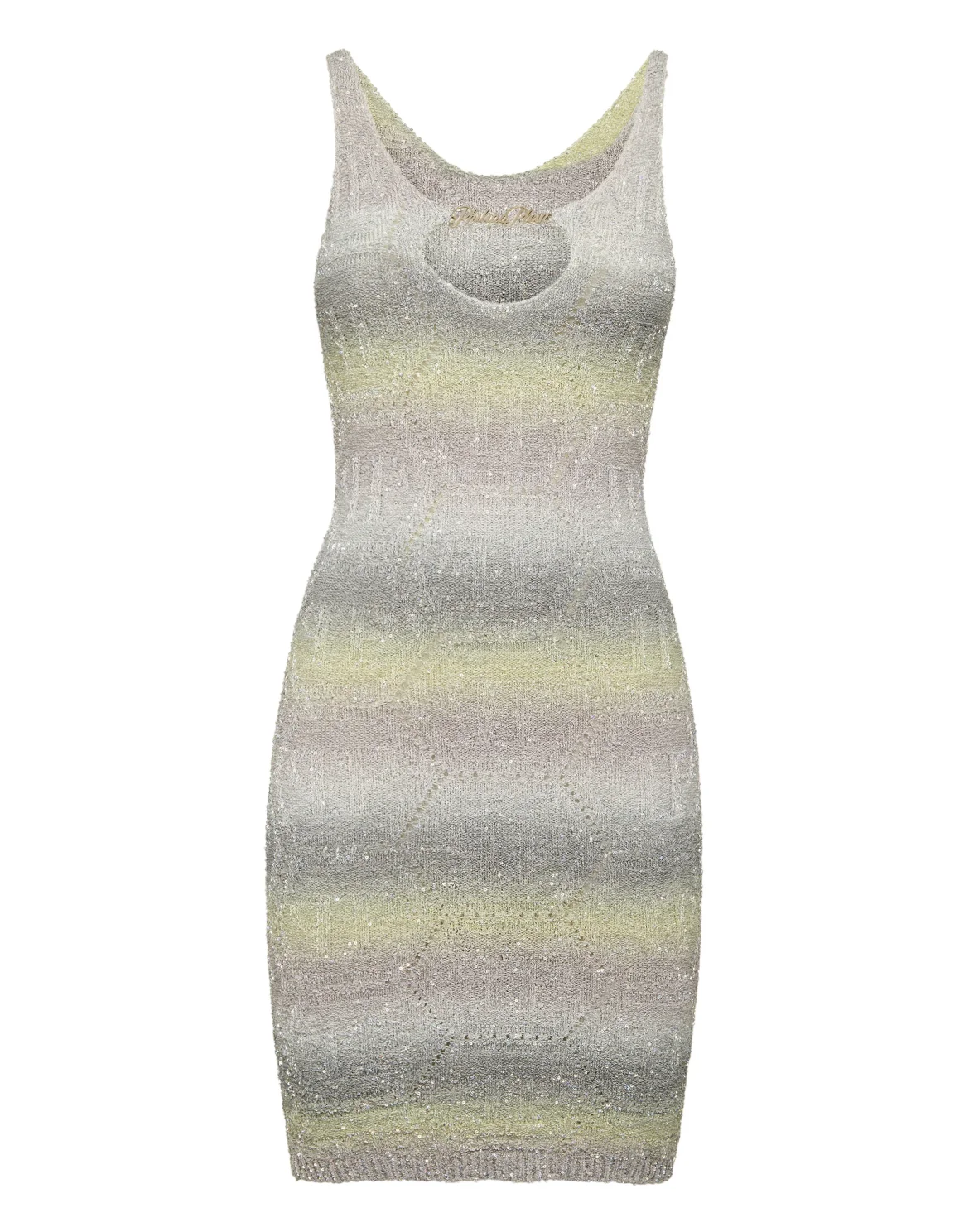 Paillettes Short Dress  Monogram Signature, цвет: Белый