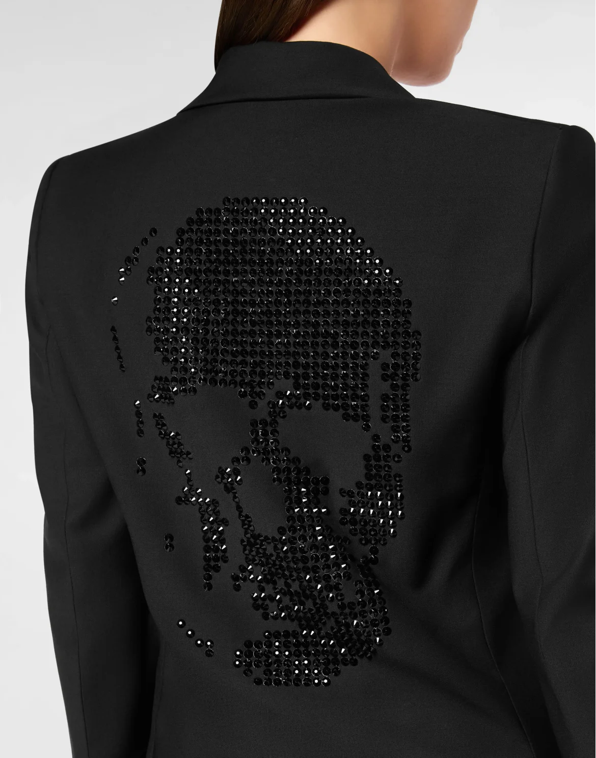 Wool Blazer Skull strass, цвет: Черный