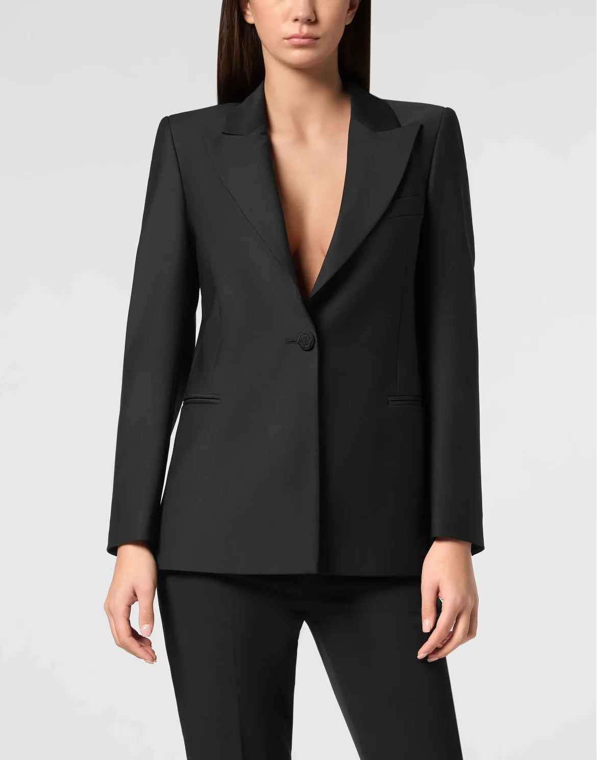 Wool Blazer Skull strass, цвет: Черный