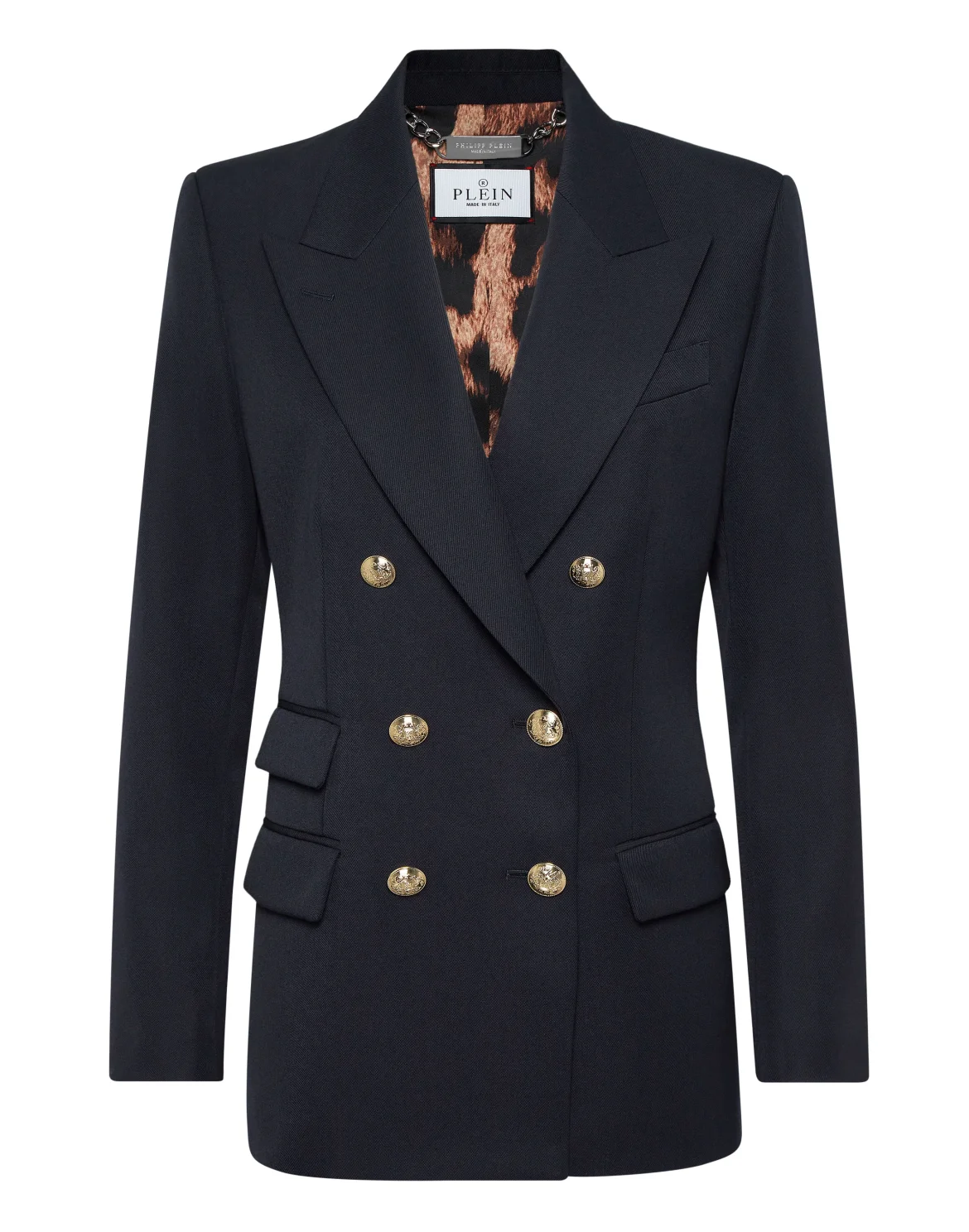 Wool Marine Fit Blazer LS, цвет: Синий