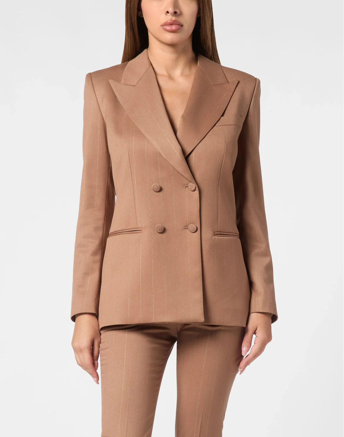 Gold Fit Blazer LS, цвет: Коричневый