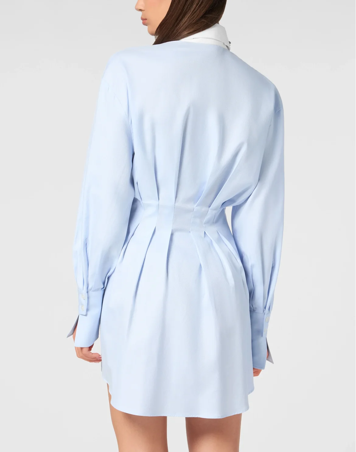 Mini Shirt Dress LS Strass, цвет: Голубой