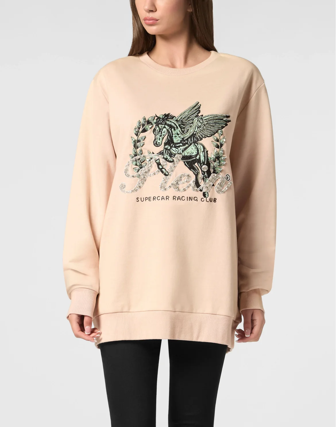 Pullover Round Neck LS Unicorn, цвет: Розовый