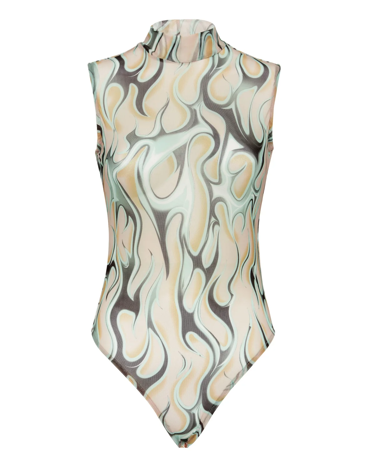 Tulle Body Sleeveless Flame, цвет: Розовый