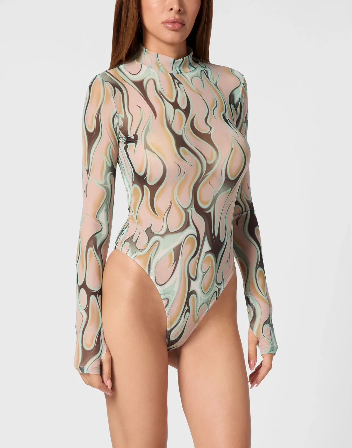 Tulle Body LS Flame, цвет: Розовый