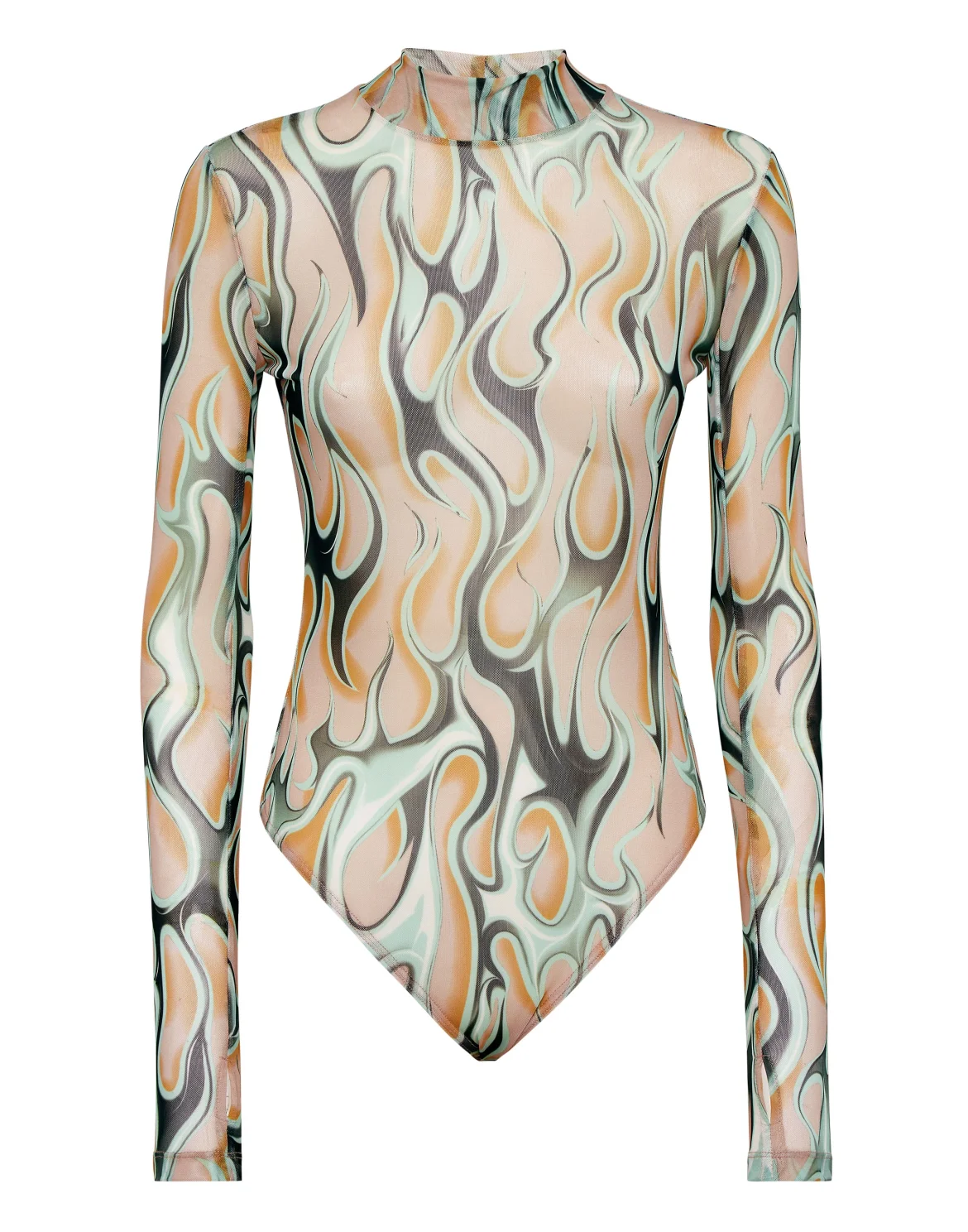 Tulle Body LS Flame, цвет: Розовый