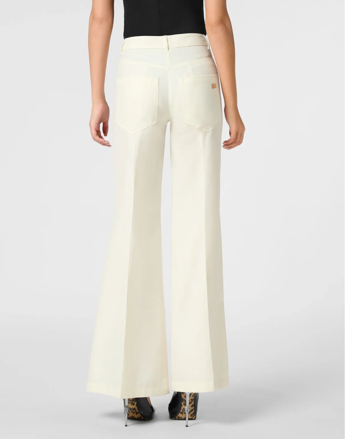 Wool Marine Low Waist Trousers, цвет: Белый