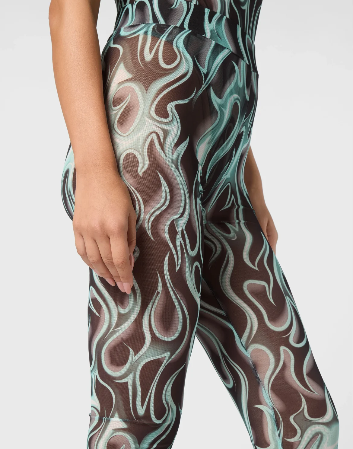 Tulle Leggings Flame, цвет: Черный
