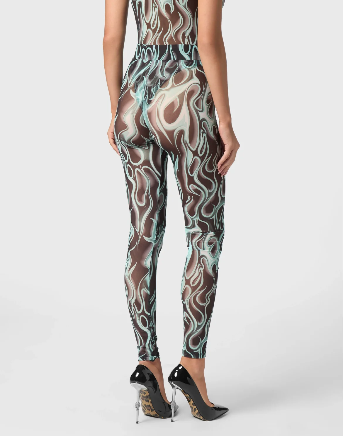 Tulle Leggings Flame, цвет: Черный