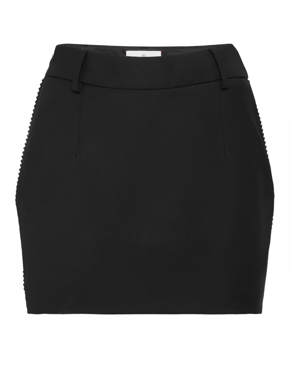 Wool Mini Skirt Strass, цвет: Черный