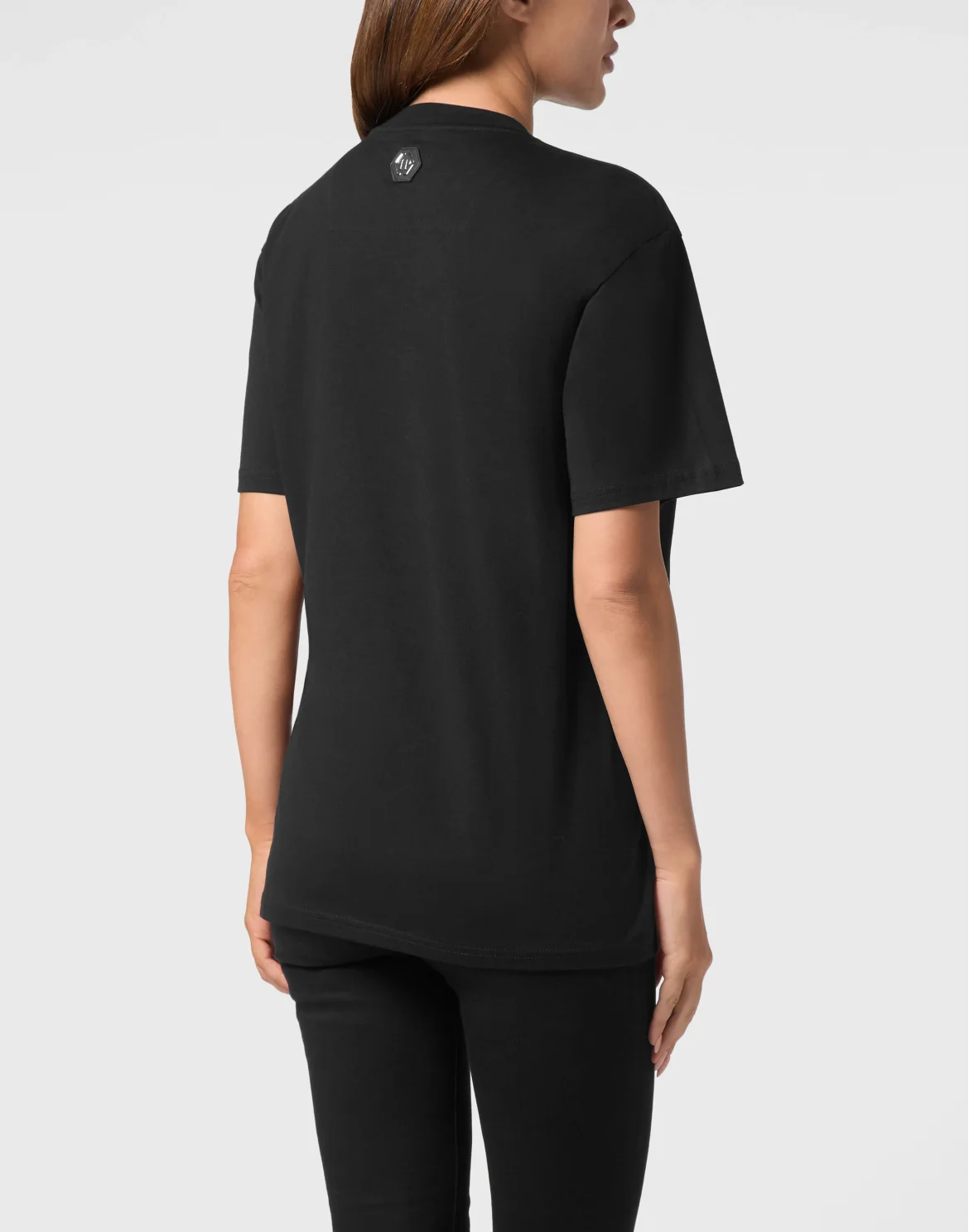 T-Shirt Man Fit Smile, цвет: Черный