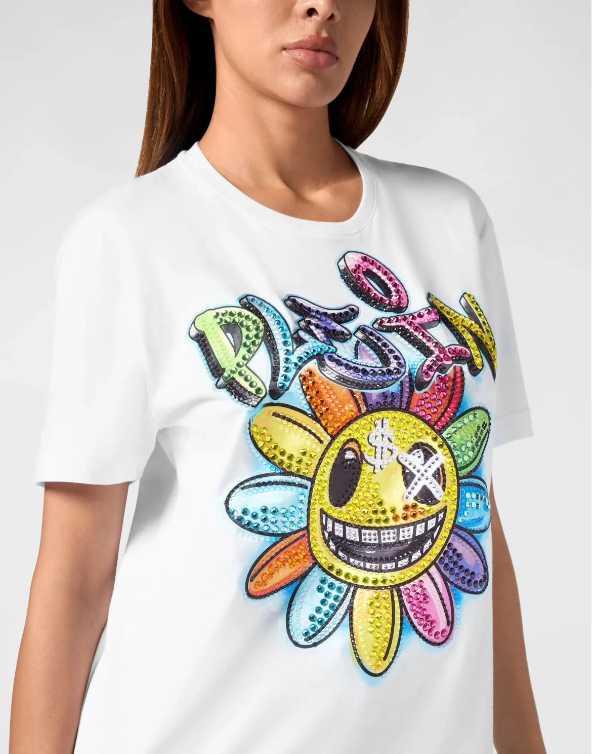 T-Shirt Man Fit Smile, цвет: Белый